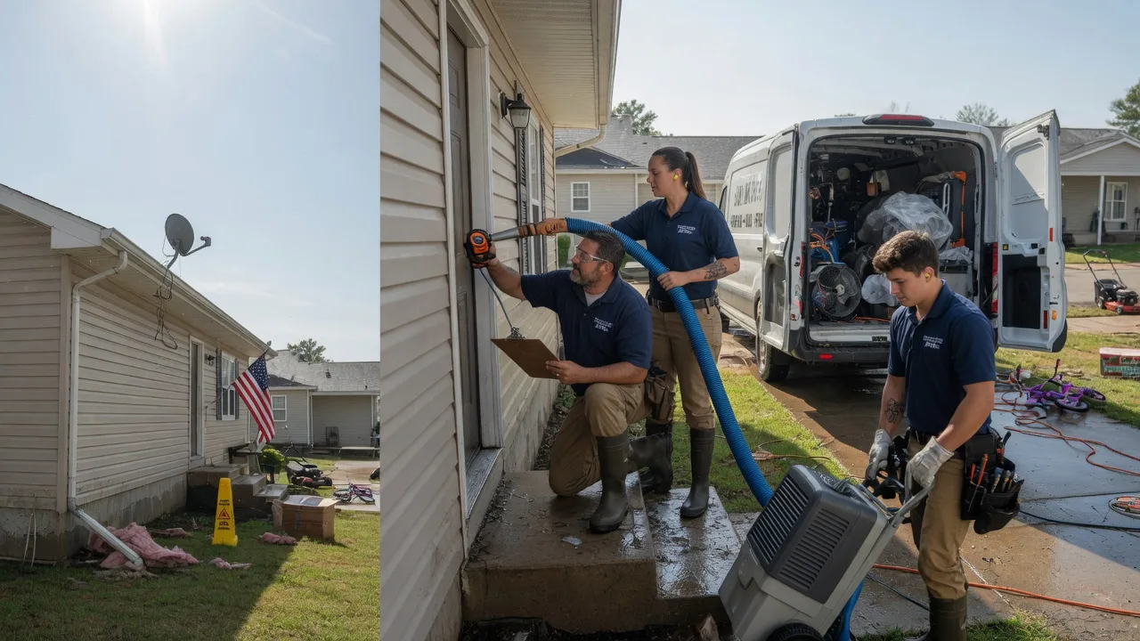Ceiling Water Damage Restoration in Bainville, MT near me